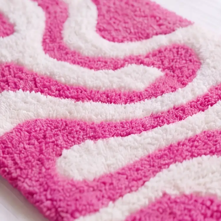 Wavy Pink Mousepad, Ansicht 2