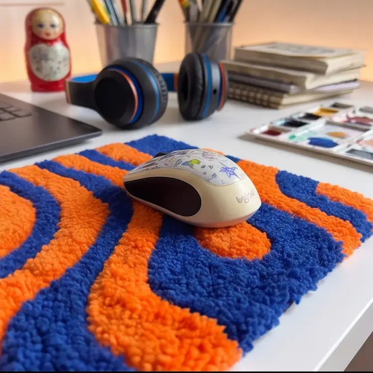 Wavy Blue Mousepad, Ansicht 2