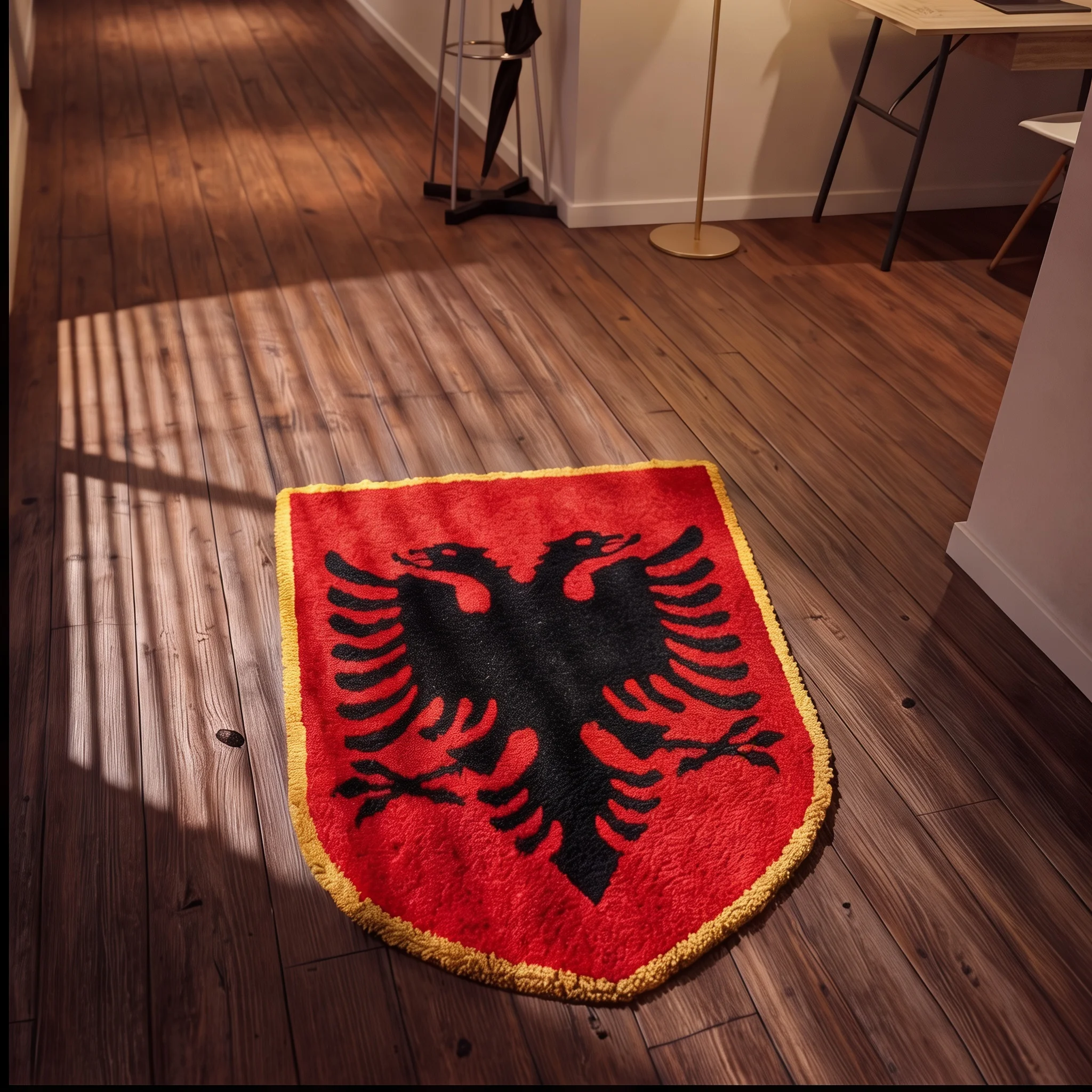 Albanien Wappen, Ansicht 4